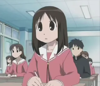 😏 emoji azumanga daioh (пепси) Telegram sticker 15 of 36