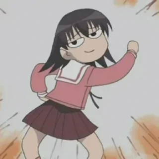 Sticker from - ᗷY @ahMshY 𓉮 . Azumanga Daioh