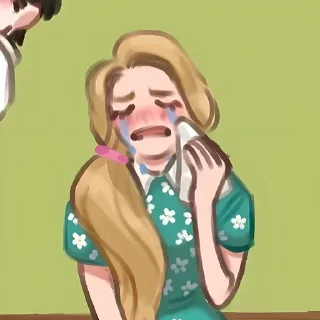 😭 emoji 🤍ЛВПГ/ОЧМЛ🤍 Telegram sticker 6 of 120