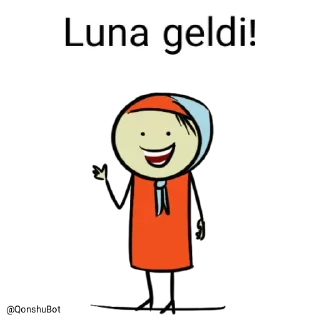 ✋️ emoji Luna @Qonshubot Telegram sticker 1 of 31