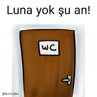 🚽 emoji Luna @Qonshubot Telegram sticker 22 of 31