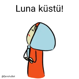 😒 emoji Luna @Qonshubot Telegram sticker 13 of 31