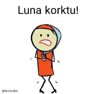 😰 emoji Luna @Qonshubot Telegram sticker 15 of 31