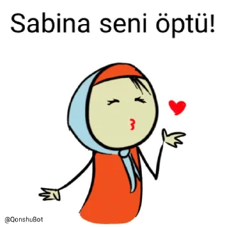 💋 emoji Sabina @Qonshubot Telegram sticker 19 of 31