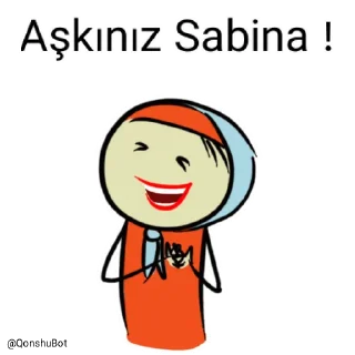 ❤️ emoji Sabina @Qonshubot Telegram sticker 7 of 31