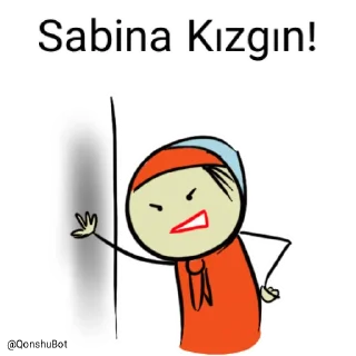 😡 emoji Sabina @Qonshubot Telegram sticker 16 of 31