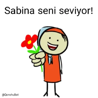 ❤️ emoji Sabina @Qonshubot Telegram sticker 8 of 31