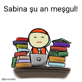 😖 emoji Sabina @Qonshubot Telegram sticker 24 of 31