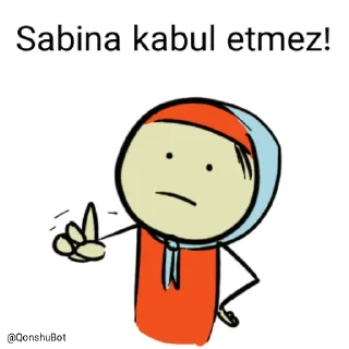 😵 emoji Sabina @Qonshubot Telegram sticker 4 of 31