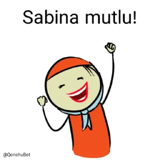 😄 emoji Sabina @Qonshubot Telegram sticker 12 of 31