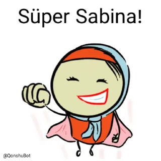 😎 emoji Sabina @Qonshubot Telegram sticker 6 of 31