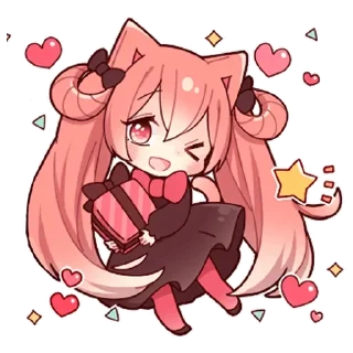 Sticker from Розовая Нэко