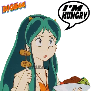 🍇 emoji @STIKERFORALL 🏴󠁧󠁢󠁥󠁮󠁧󠁿URUSEI YATSURA LUM Telegram sticker 17 of 110