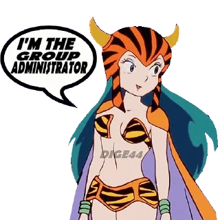 👸 emoji @STIKERFORALL 🏴󠁧󠁢󠁥󠁮󠁧󠁿URUSEI YATSURA LUM Telegram sticker 19 of 110