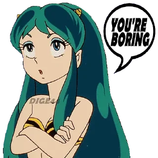 😮‍💨 emoji @STIKERFORALL 🏴󠁧󠁢󠁥󠁮󠁧󠁿URUSEI YATSURA LUM Telegram sticker 8 of 110