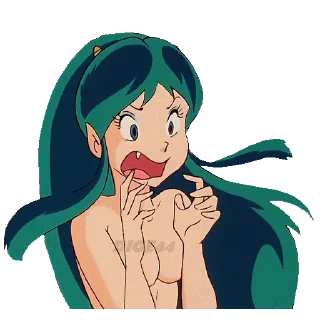 🤯 emoji @STIKERFORALL 🏴󠁧󠁢󠁥󠁮󠁧󠁿URUSEI YATSURA LUM Telegram sticker 6 of 110