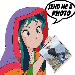 🤳 emoji @STIKERFORALL 🏴󠁧󠁢󠁥󠁮󠁧󠁿URUSEI YATSURA LUM Telegram sticker 16 of 110