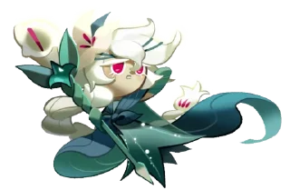 🌟 emoji White Lily cookie 𓏭 ೀ @rinnnari Telegram sticker 2 of 72