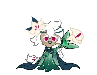 🌟 emoji White Lily cookie 𓏭 ೀ @rinnnari Telegram sticker 10 of 72