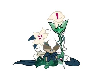 🌟 emoji White Lily cookie 𓏭 ೀ @rinnnari Telegram sticker 14 of 72