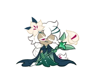 🌟 emoji White Lily cookie 𓏭 ೀ @rinnnari Telegram sticker 6 of 72