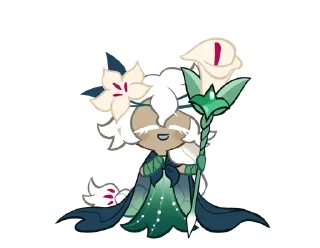 🌟 emoji White Lily cookie 𓏭 ೀ @rinnnari Telegram sticker 4 of 72