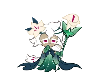🌟 emoji White Lily cookie 𓏭 ೀ @rinnnari Telegram sticker 7 of 72