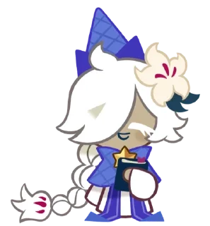 🌟 emoji White Lily cookie 𓏭 ೀ @rinnnari Telegram sticker 19 of 72
