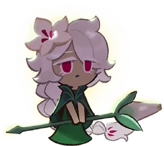 🌟 emoji White Lily cookie 𓏭 ೀ @rinnnari Telegram sticker 15 of 72