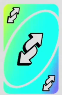 Sticker from UNO REVERSE CARD🥵🥵🥵🥵