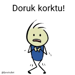 😰 emoji Doruk @Qonshubot Telegram sticker 15 of 31