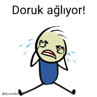 😭 emoji Doruk @Qonshubot Telegram sticker 14 of 31