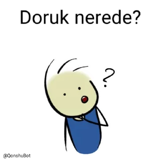 🤔 emoji Doruk @Qonshubot Telegram sticker 5 of 31