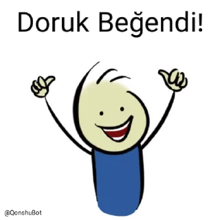 👍 emoji Doruk @Qonshubot Telegram sticker 20 of 31
