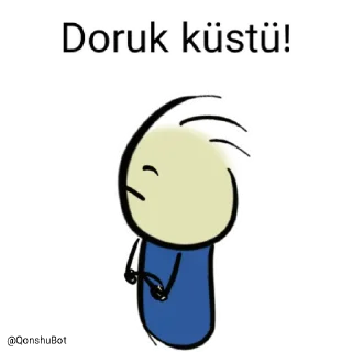 😒 emoji Doruk @Qonshubot Telegram sticker 13 of 31