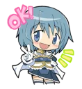 Sticker from Madoka