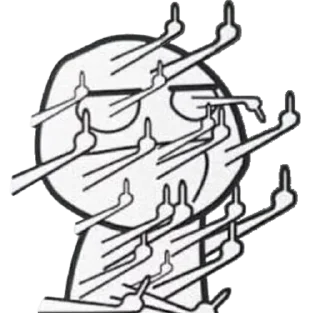 🖕 emoji @MahmoudK1000's kang pack Vol.1 Telegram sticker 6 of 120