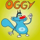 Sticker from oggy and the cockroaches