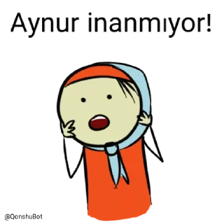 Sticker from Aynur @Qonshubot