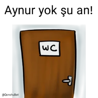 🚽 emoji Aynur @Qonshubot Telegram sticker 22 of 31