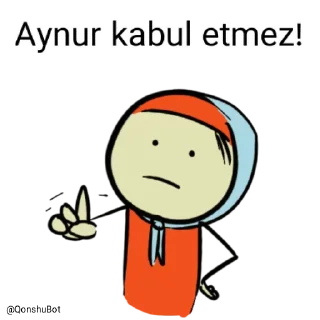 Sticker from Aynur @Qonshubot