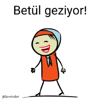 🚶‍♂️ emoji Betül @Qonshubot Telegram sticker 10 of 31