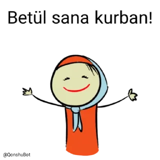 🤗 emoji Betül @Qonshubot Telegram sticker 18 of 31