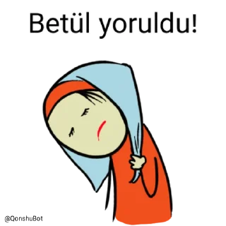 😣 emoji Betül @Qonshubot Telegram sticker 9 of 31