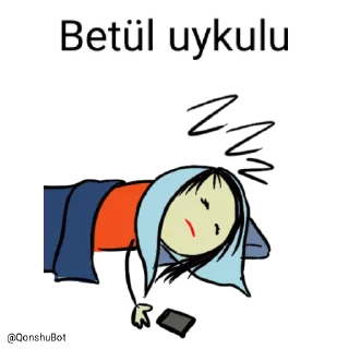 😴 emoji Betül @Qonshubot Telegram sticker 17 of 31