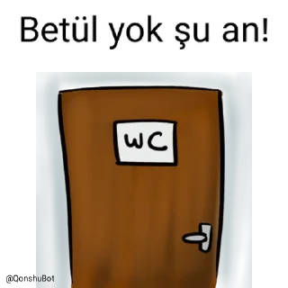 🚽 emoji Betül @Qonshubot Telegram sticker 22 of 31