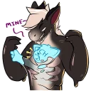 Sticker from Goo DragonHorse (@LatexHorse)