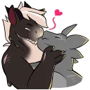 Sticker from Goo DragonHorse (@LatexHorse)