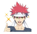 Sticker from Shokugeki No Soma @Nekosticker