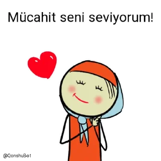 Sticker from Mücahit ve Nergiz @Qonshubot